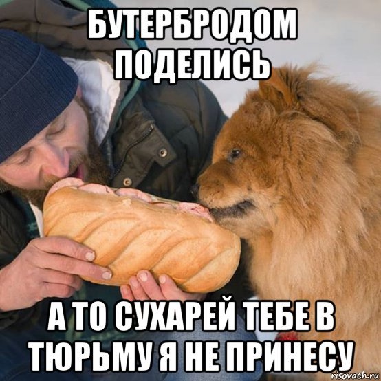 Бутер с колбасой Мем
