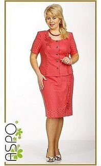 Женский костюм с платьем