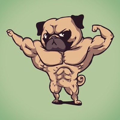 Накаченный Мопс