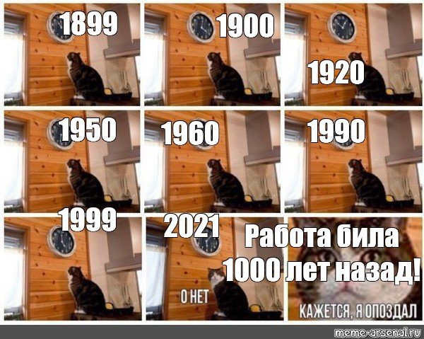 Мем кот пора шаблон