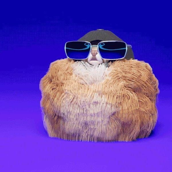 Пушистая собака Мем