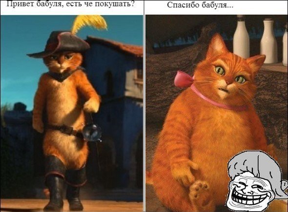 Кот в сапогах из Шрека