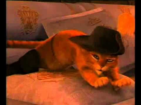 Шрек 3 кот в сапогах