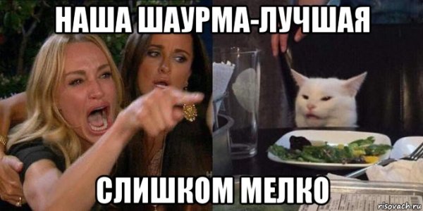 Кот шаурма Мем