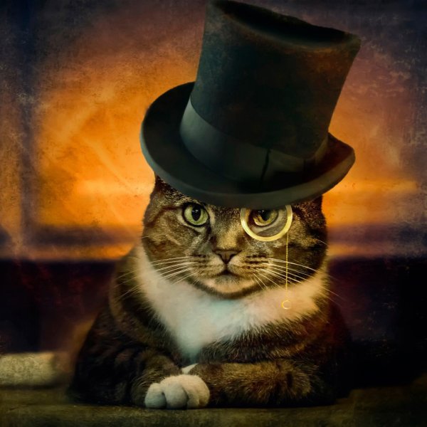 Коты в шляпах