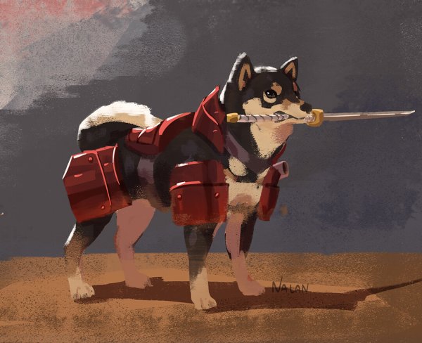 Пес Самурай Геншин