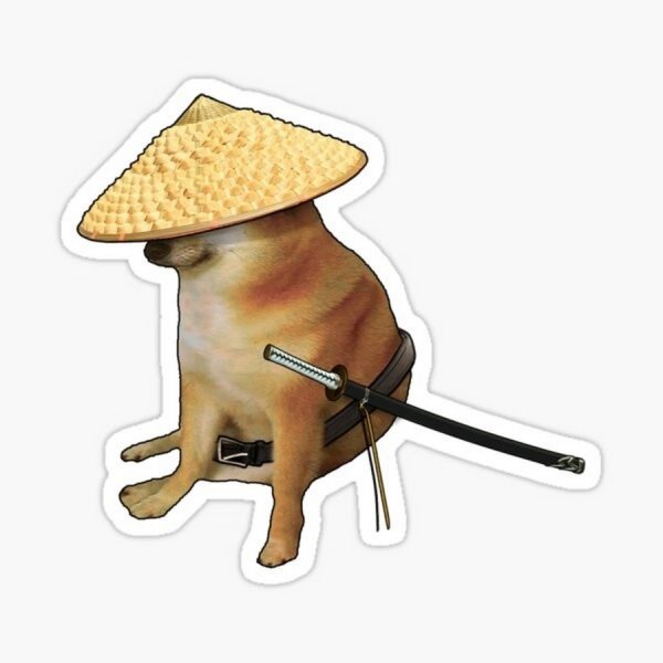 Собака Самурай Мем