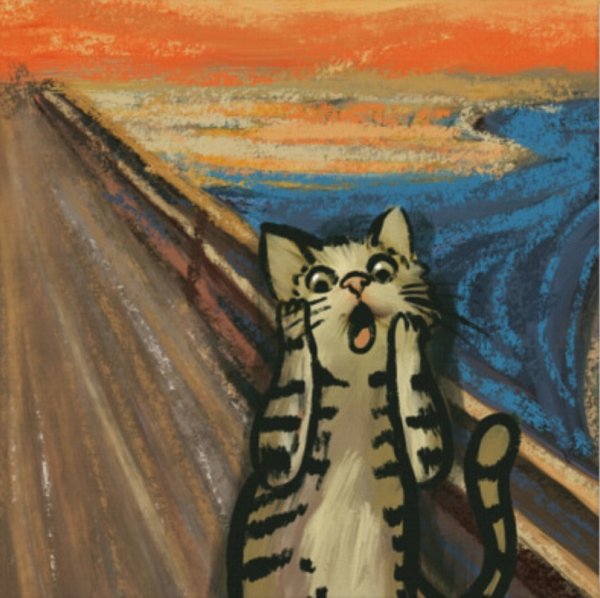 Мунк крик три кота