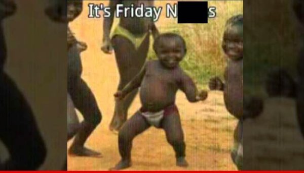 Танцующий ребенок негр