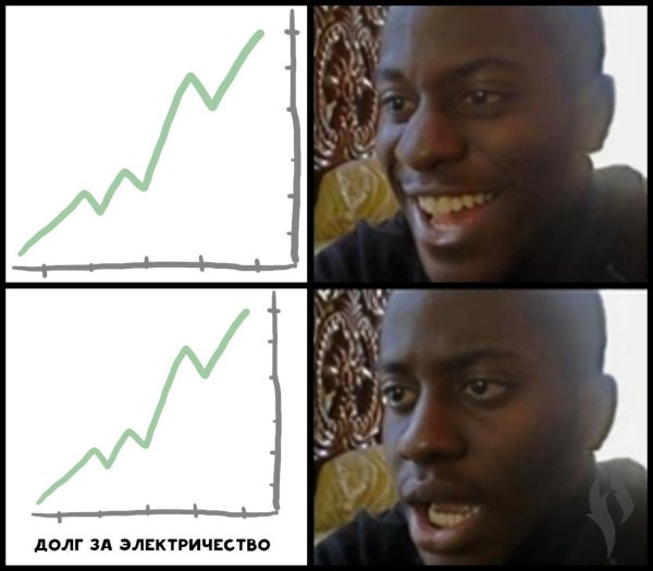 Негр смеётся а потом задумывается