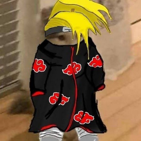 Котик в костюме Акацуки