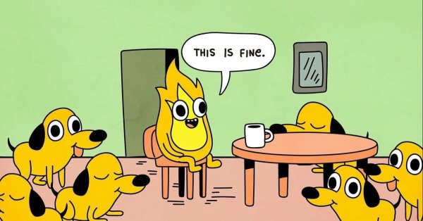 I'M Fine Мем с собакой