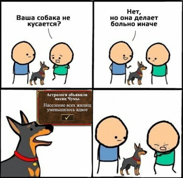 Ваша собака кусается нет она