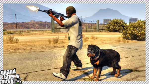 GTA 5 Франклин и Чоп