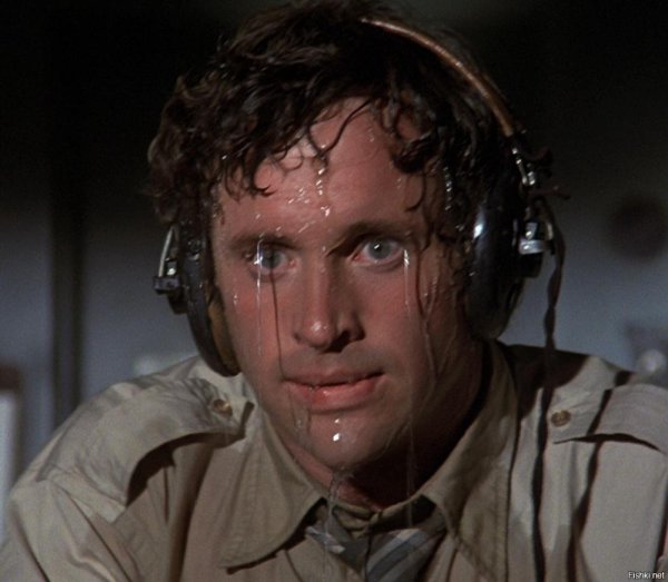 Мужчина вспотел