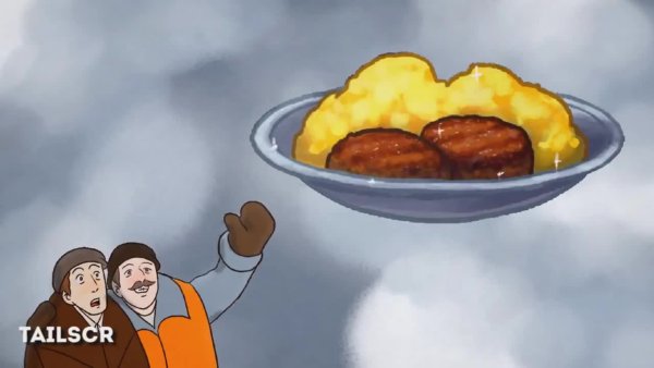 Котлетка с пюрешкой аниме