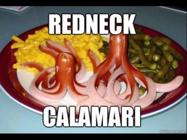 Хот дог с осьминогом