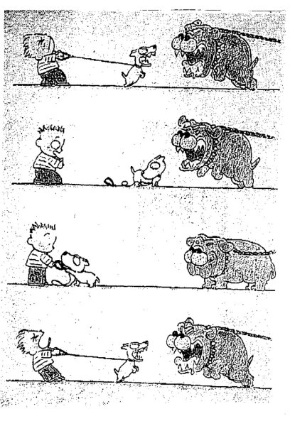 Собака лает на поводке прикол