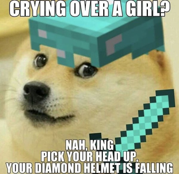 Doge в МАЙНКРАФТЕ Мем