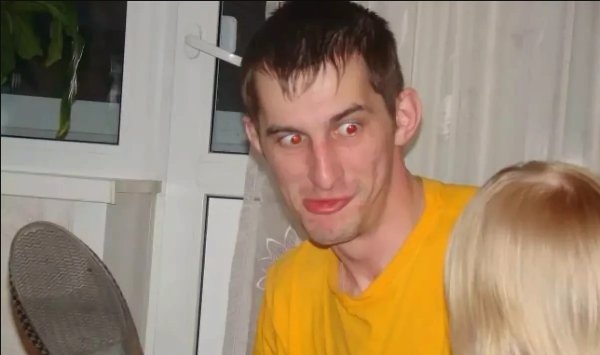 Тапочек с лицом