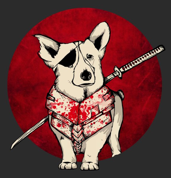 Собака с катаной