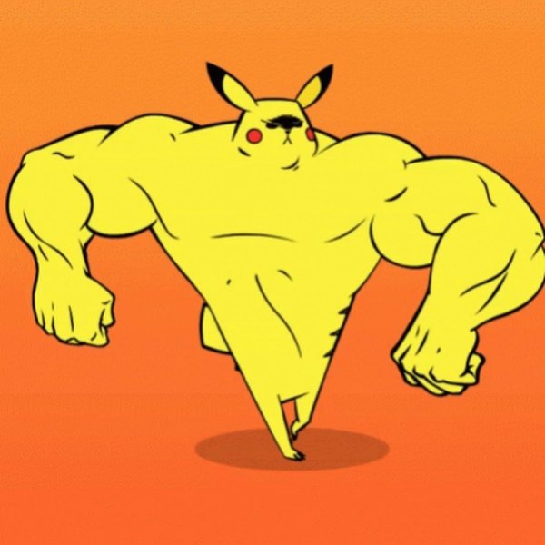 Покемон muscle Пикачу
