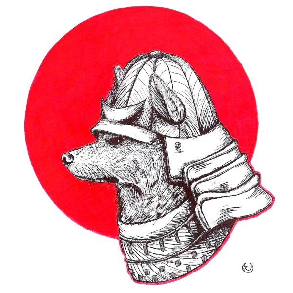 Японский Самурай собака