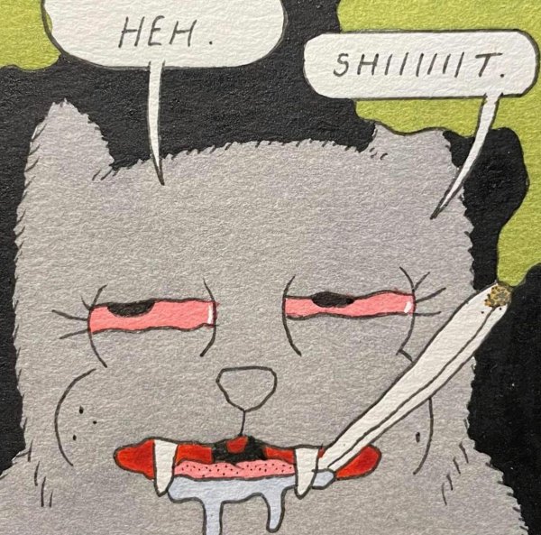 Наркоманский кот