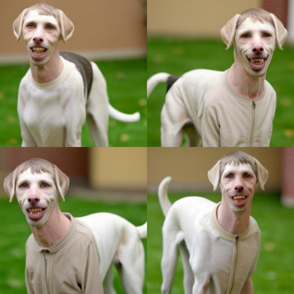 Человек с собакой