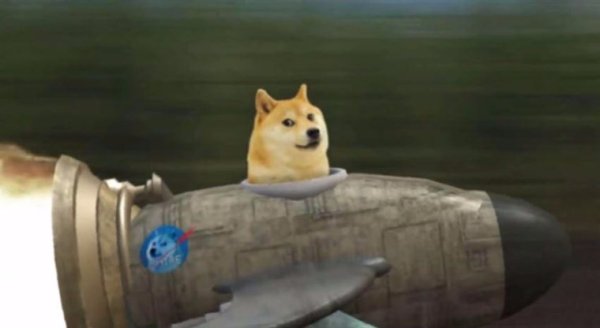 Dogecoin ракета