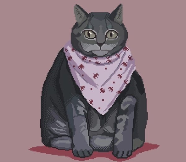 Котик неси черешню