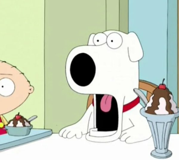 Брайан Гриффин челюсть