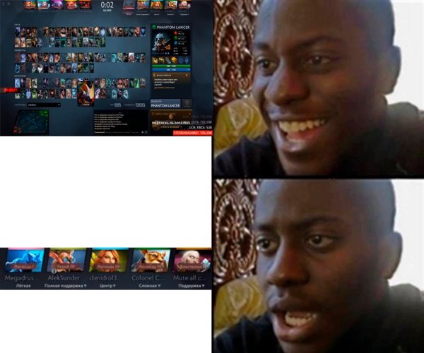 Негр удивляется Мем