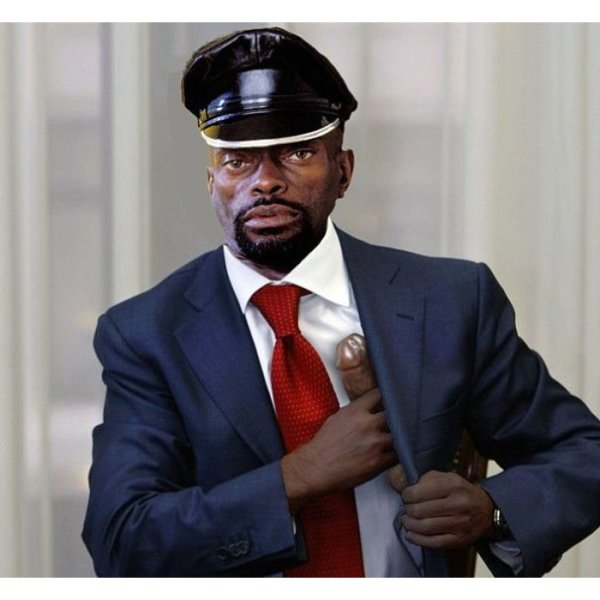 Негр в кепке