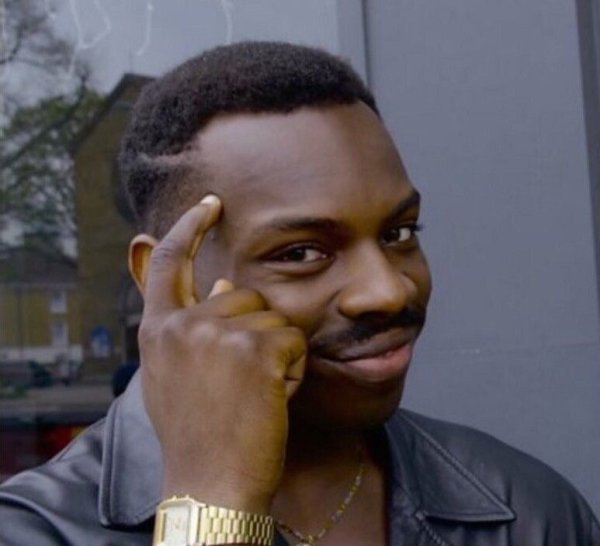 Негр задумался