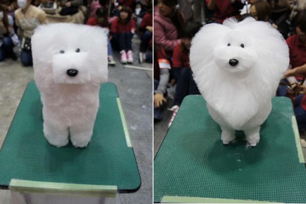 Стрижка собаки квадрат