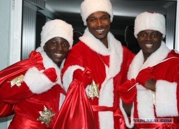 Негр дед Мороз