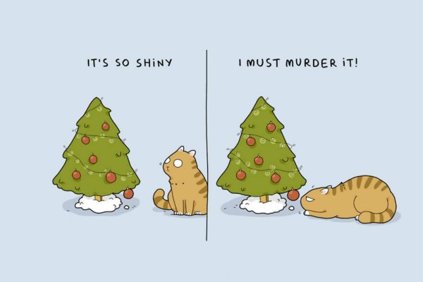 Смешные новогодние комиксы