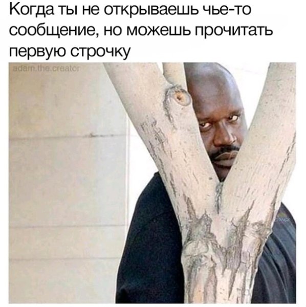 Мем черный из-за дерева