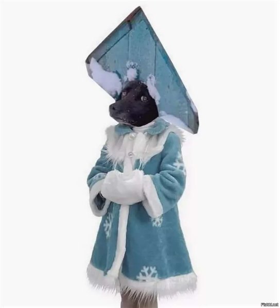 Костюм для собаки Снегурочка