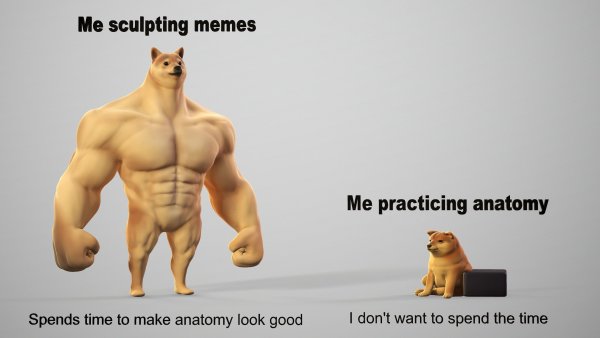 Doge мускулистый