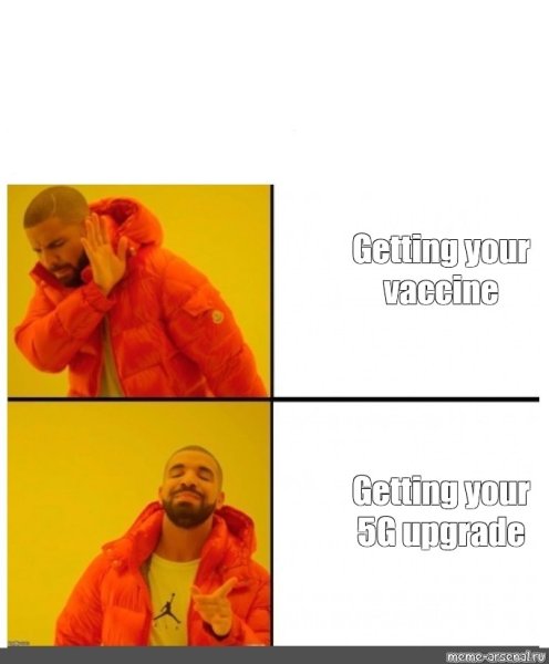 Шаблон мема с Дрейком