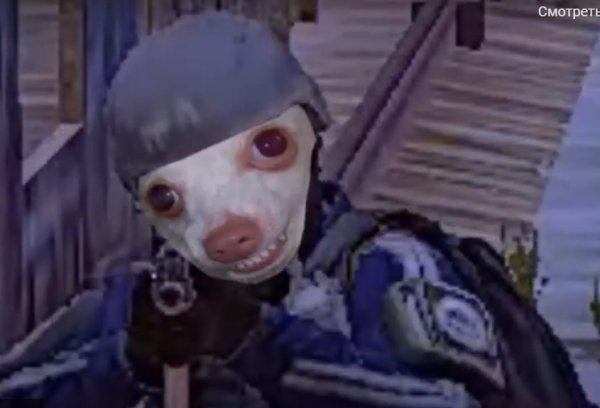 Мем со стариком и собакой