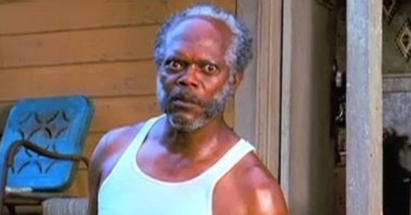 Самуэль Эль Джексон глаза