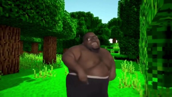 Негр в МАЙНКРАФТЕ