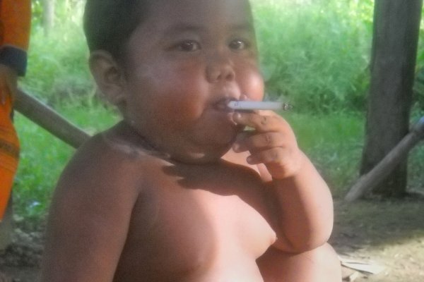 Негр с сигарой