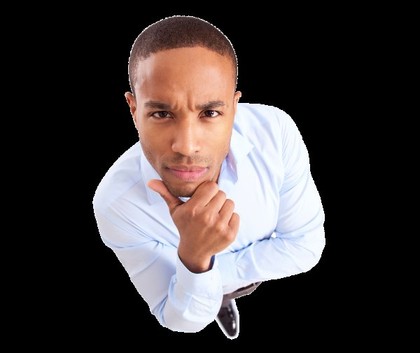 Портрет африканца бизнесмена