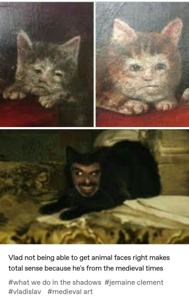 Кот вампир Мем