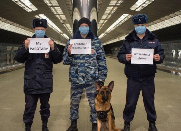 Мы работаем для вашей безопасности оставайтесь дома