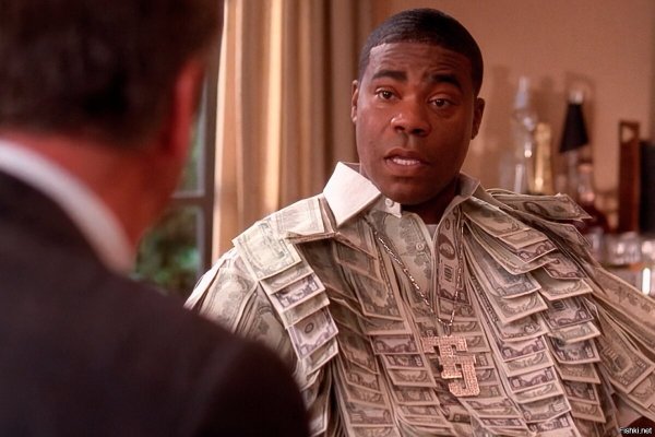 Трейси Морган в пиджаке из долларов